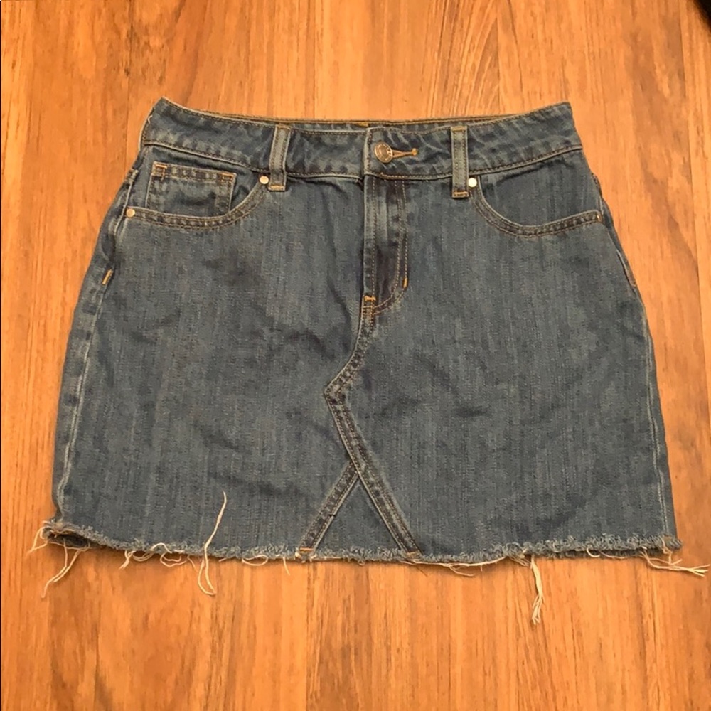 pacsun denim skirt